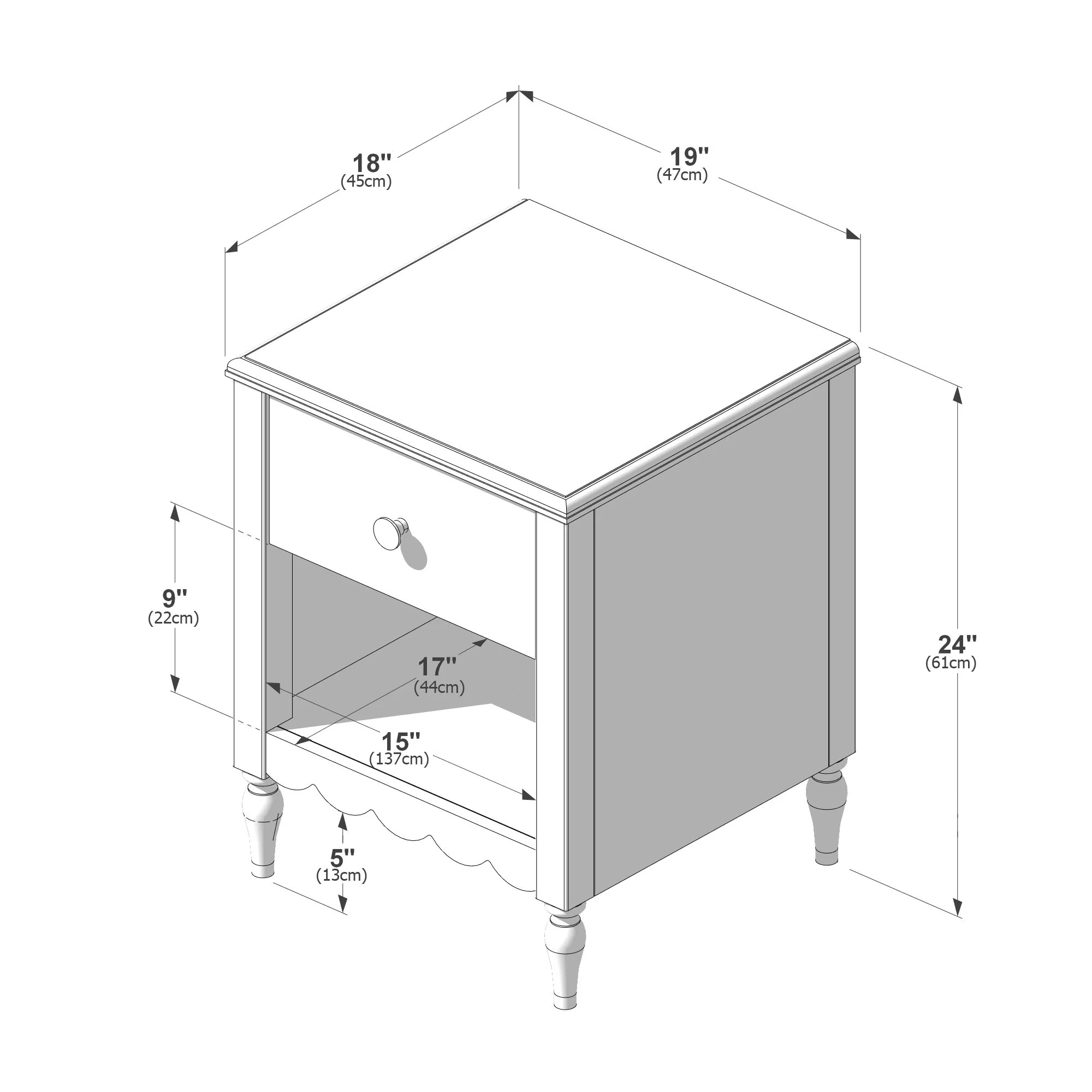 Charlotte Nightstand - Image 30