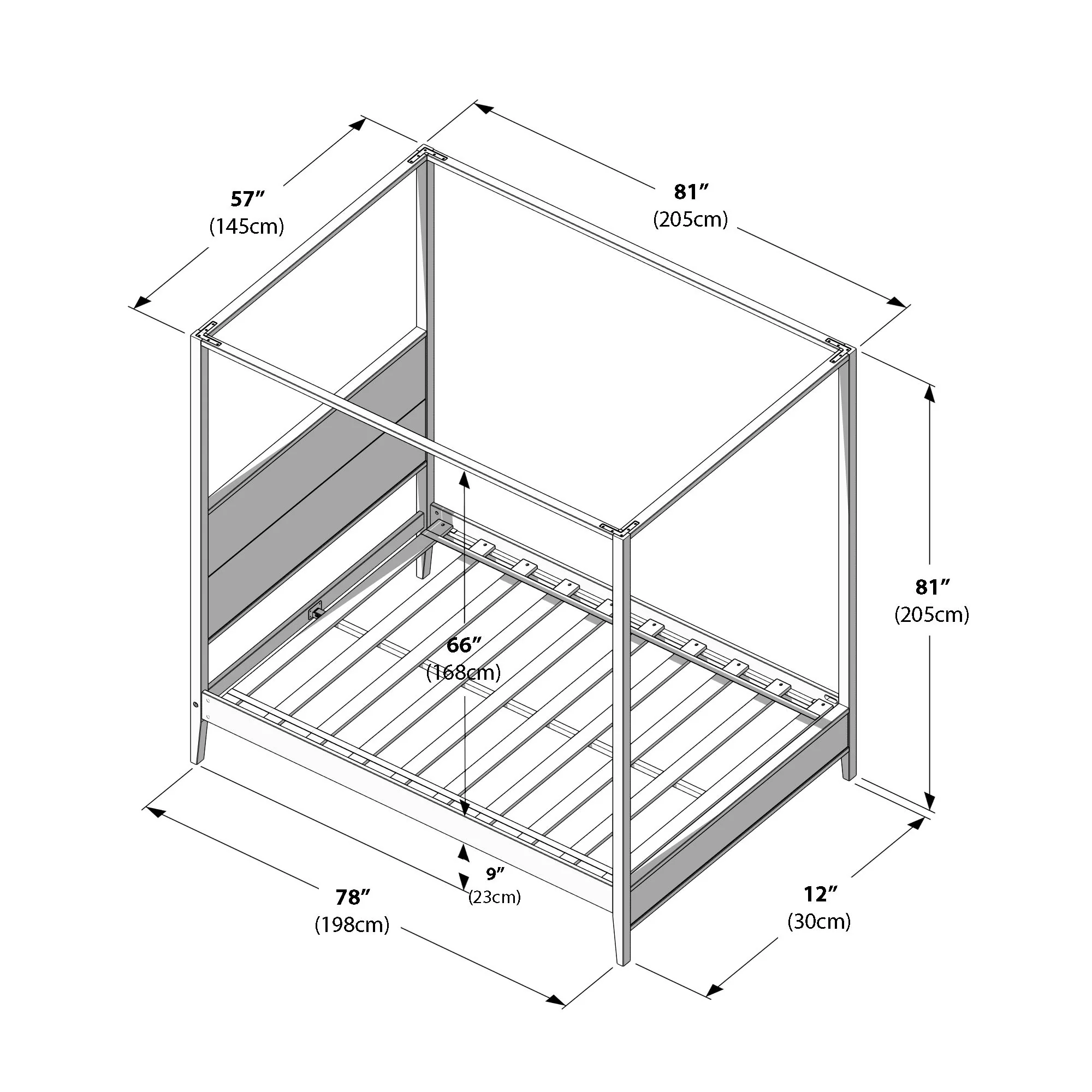 Dylan Full Canopy Bed - Image 27