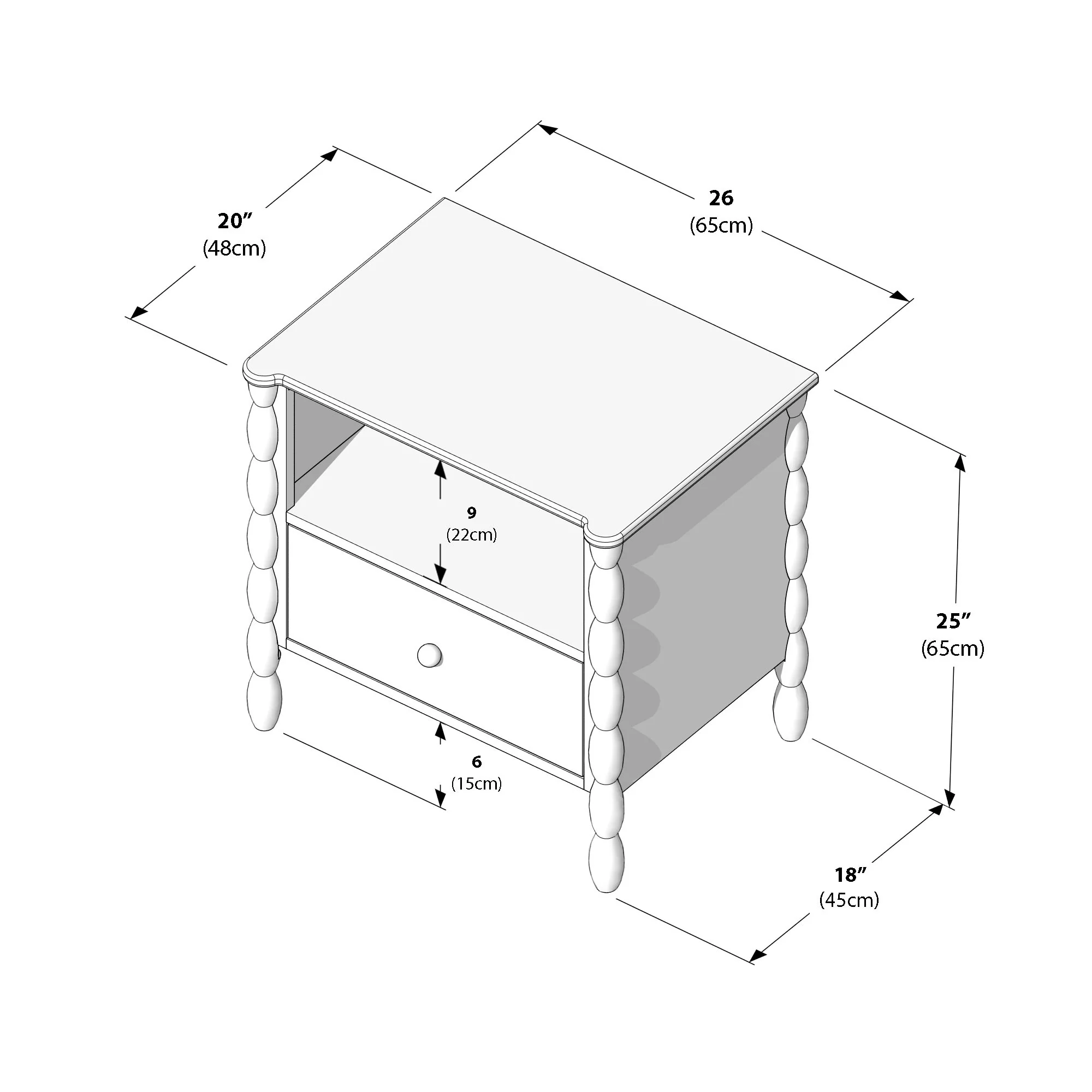 Jenny Nightstand With Charging Station - Image 37