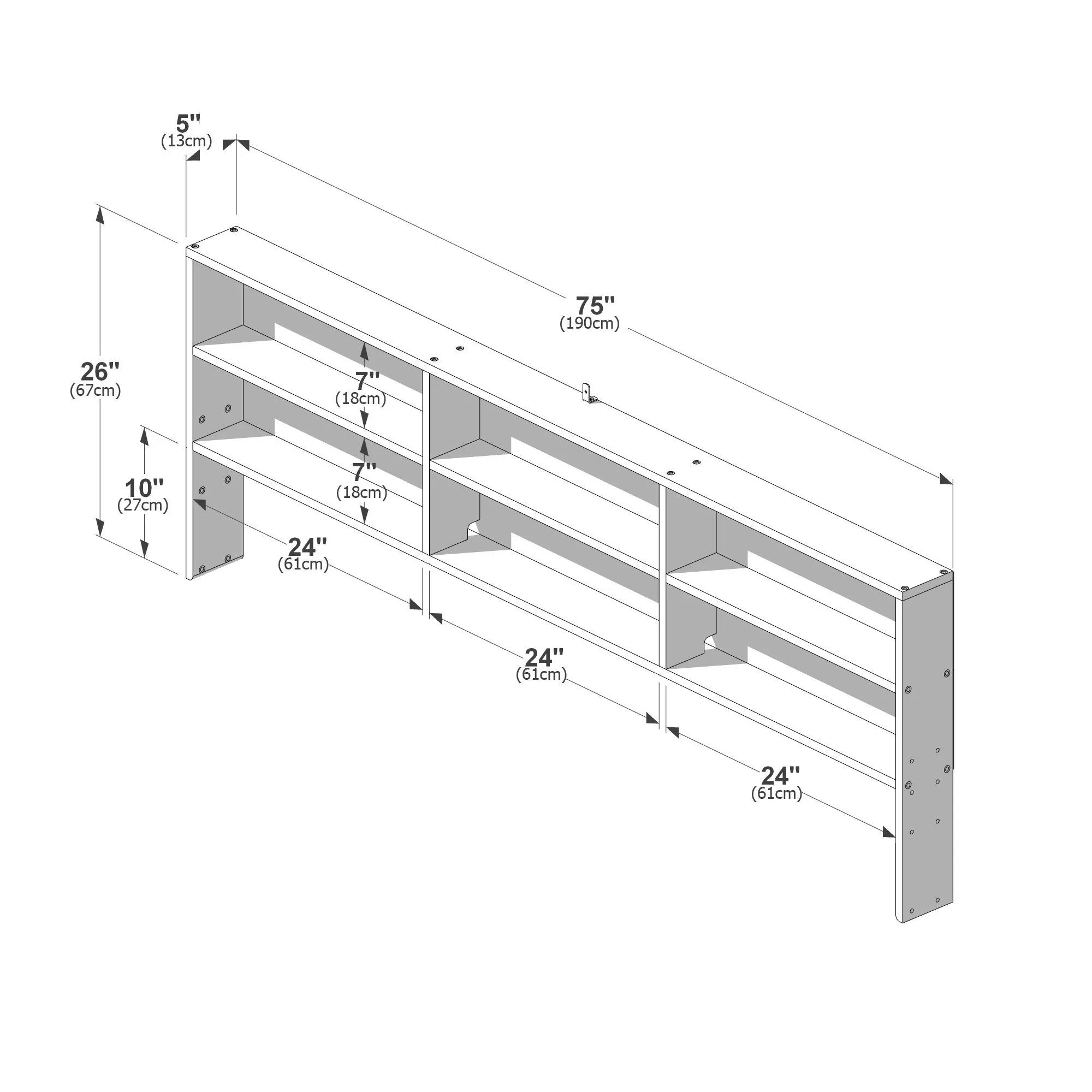 Modern Farmhouse Bunk Bed Bookcase - Image 23