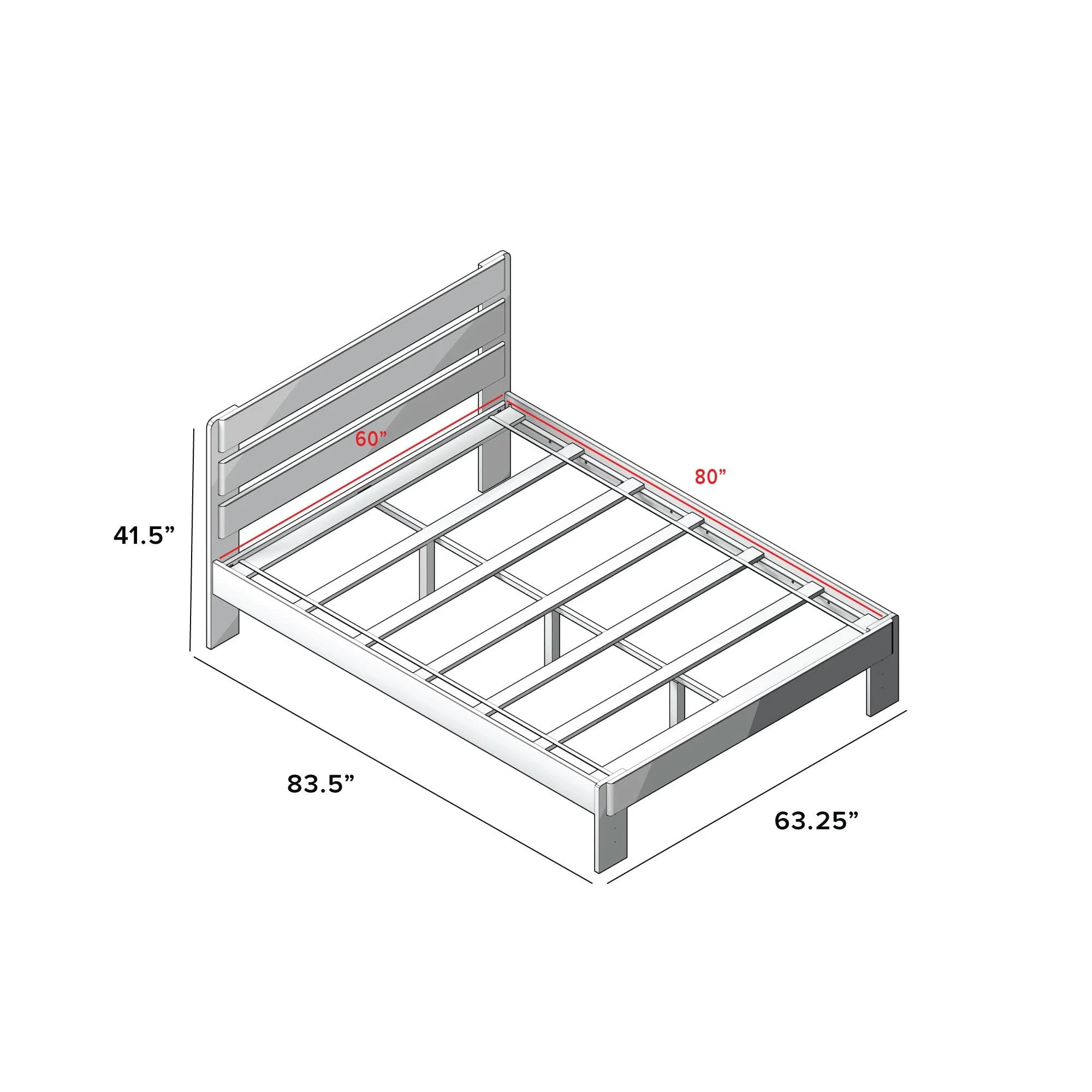 Modern Farmhouse Queen Plank Bed - Image 22