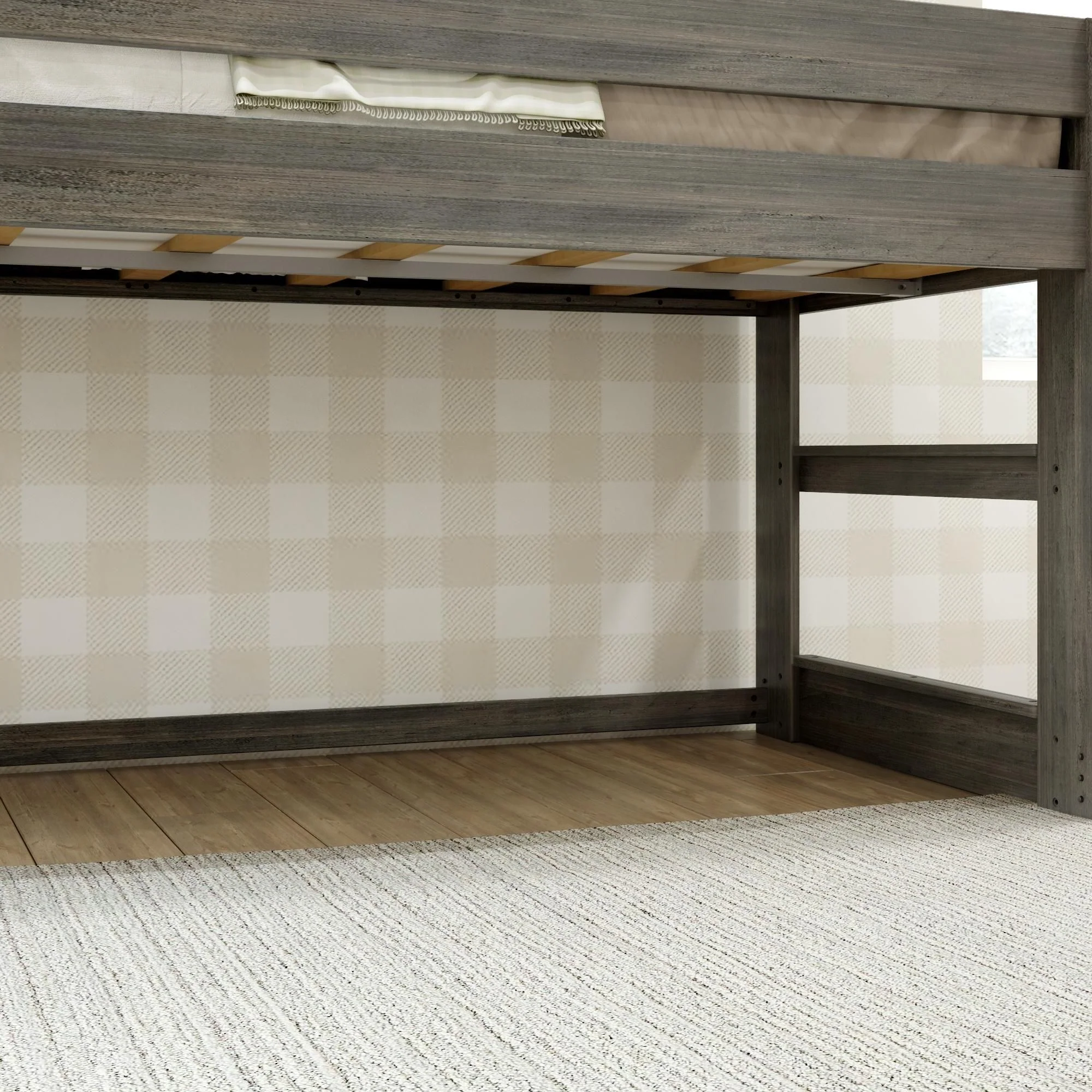 Modern Farmhouse Twin Low Loft Bed - Image 12
