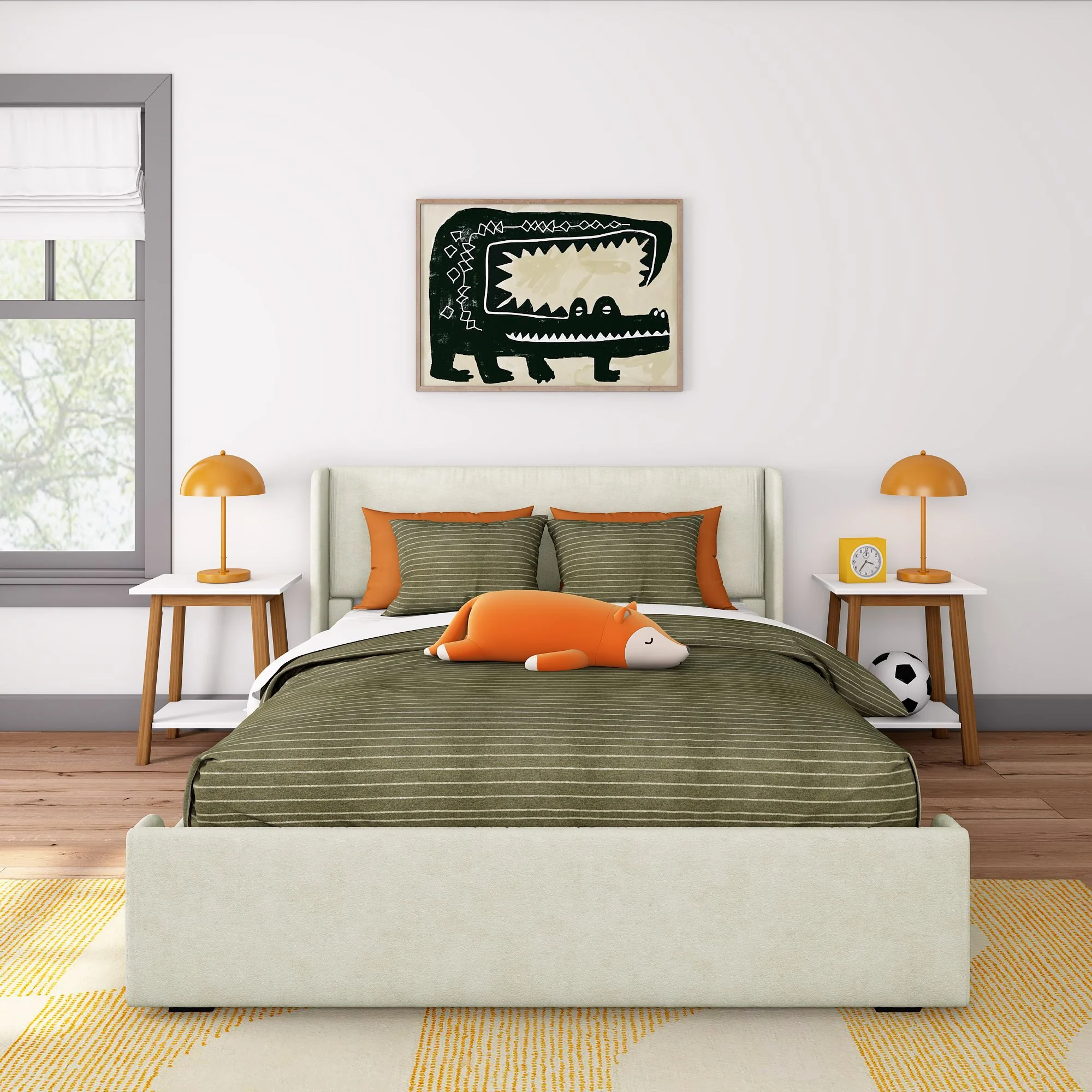 Nicholas Upholstered Queen Bed - Image 3