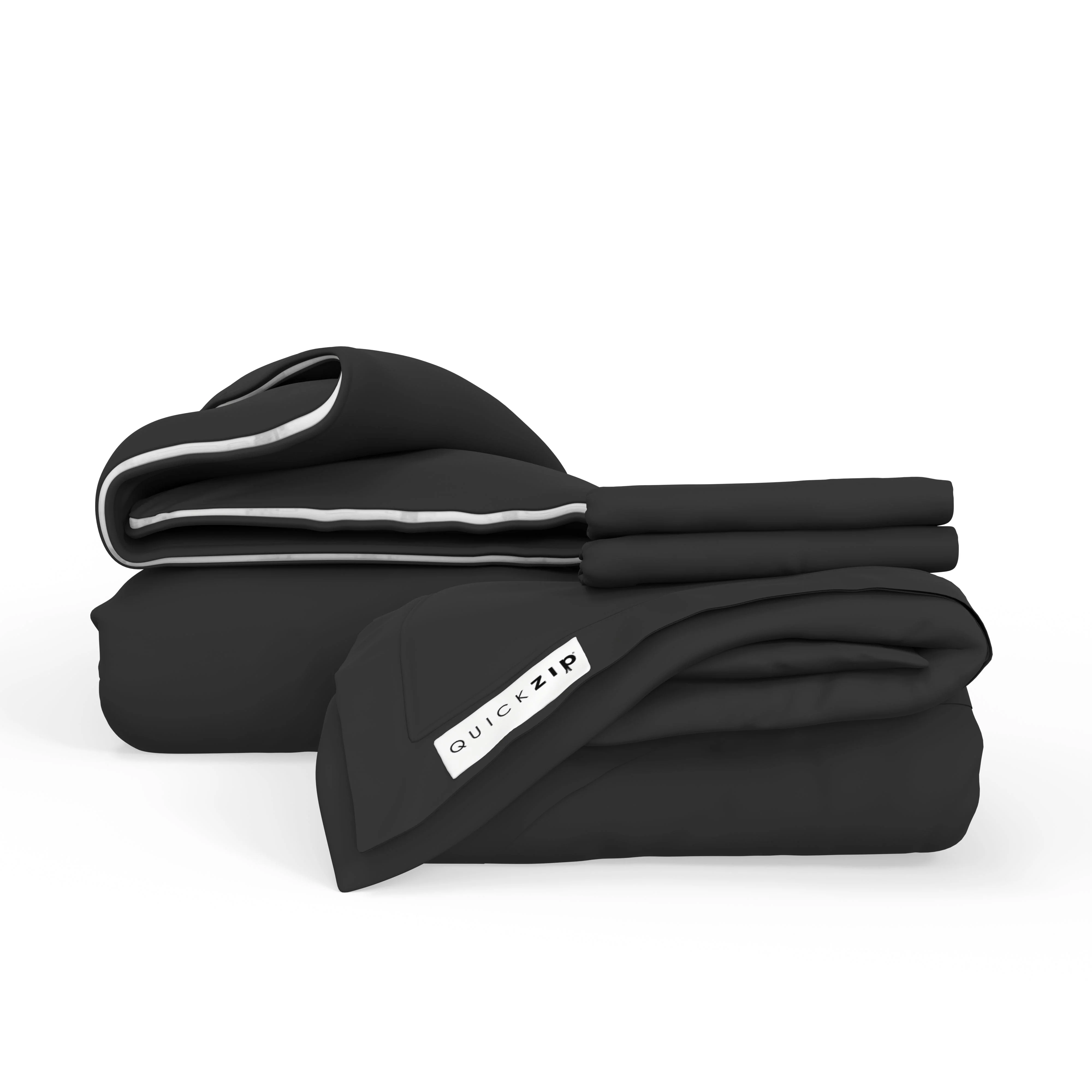 QuickZip Duvet and Sheet Set Bundle - Percale - Image 18