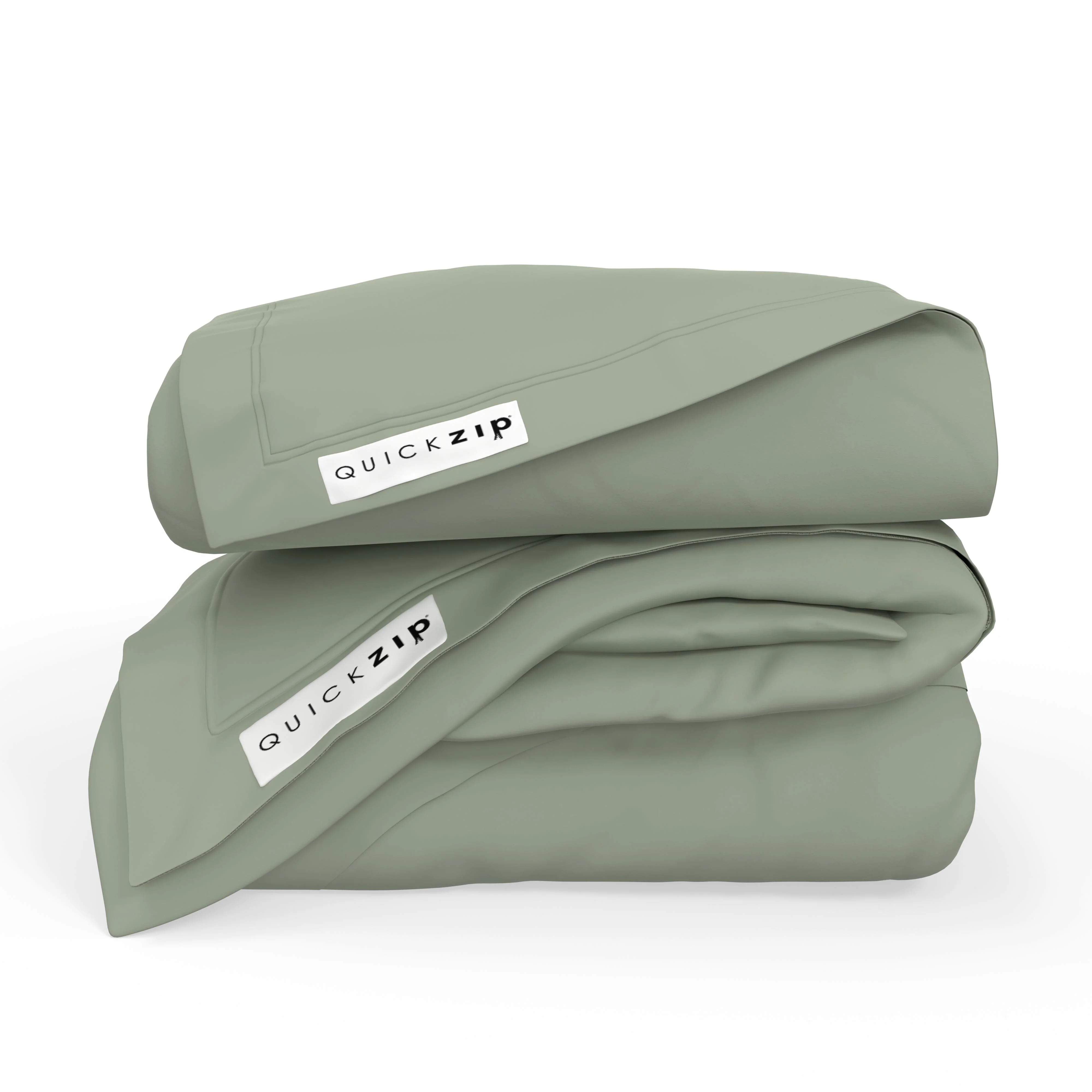 QuickZip Fitted Sheet Plus Spare Bundle - Percale - Image 34