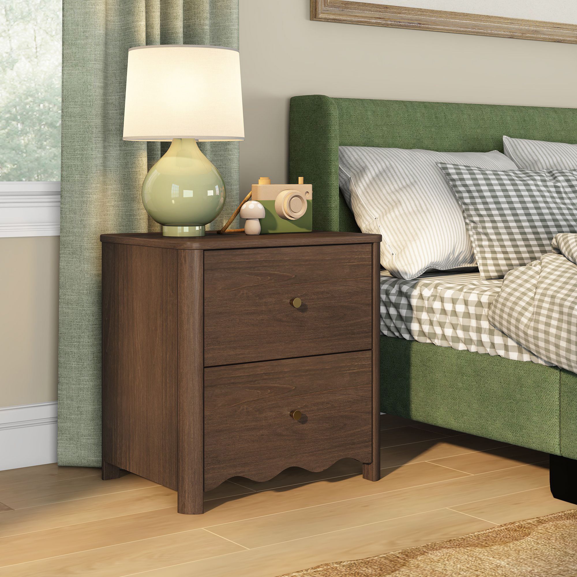 Sutton 2-Drawer Nightstand - Image 2
