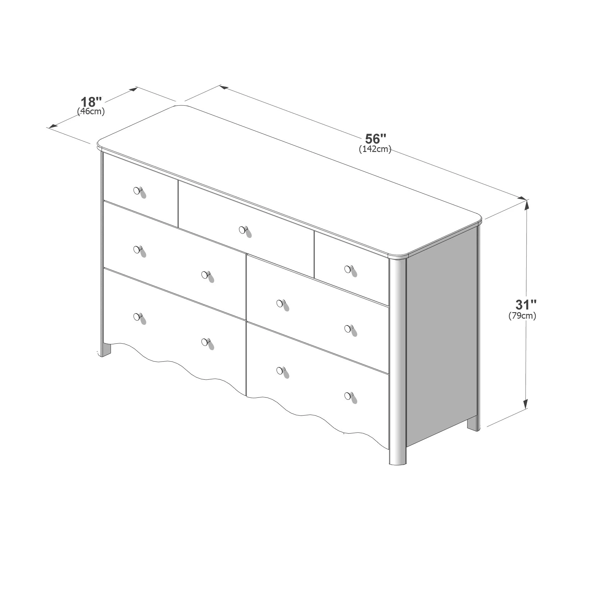 Sutton 7-Drawer Dresser - Image 39