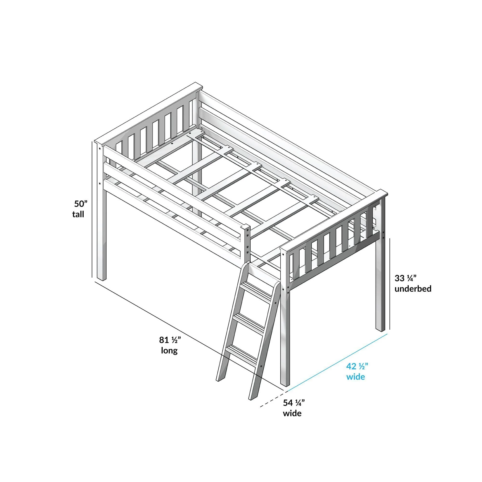 Twin Low Loft Bed - Image 25
