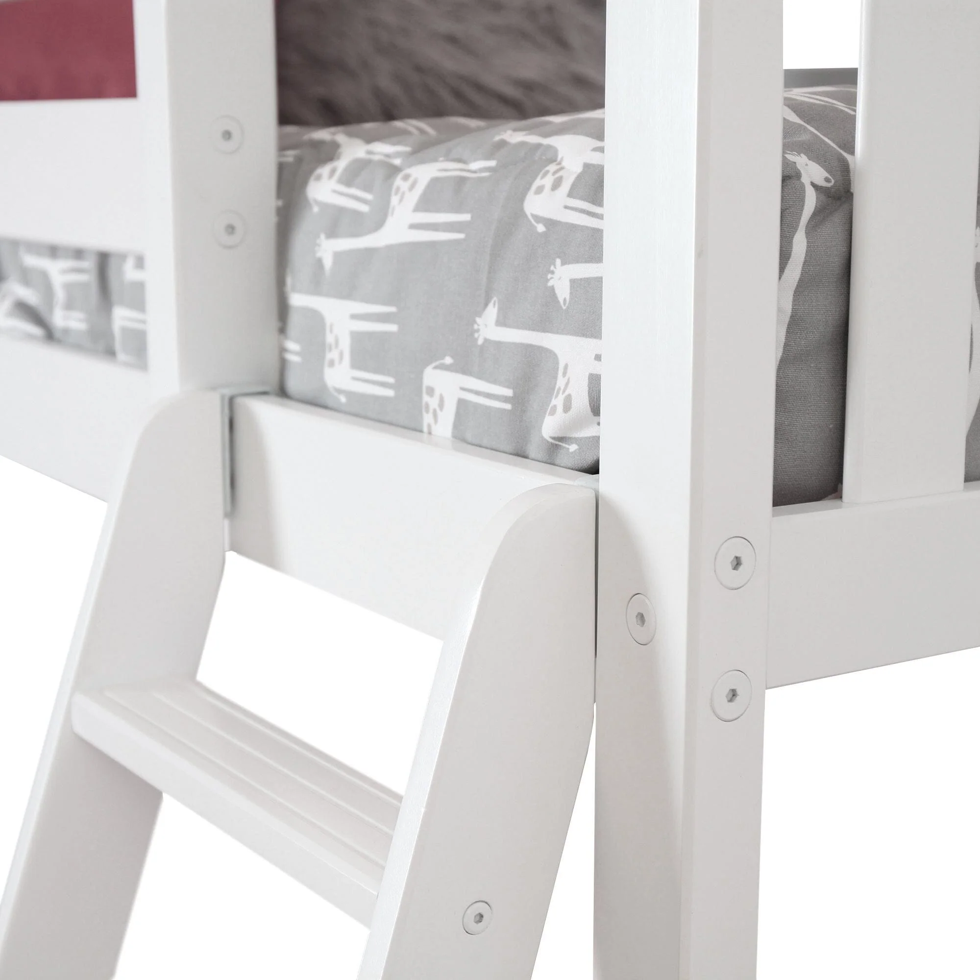 Twin Low Loft Bed With Curtain - Image 29